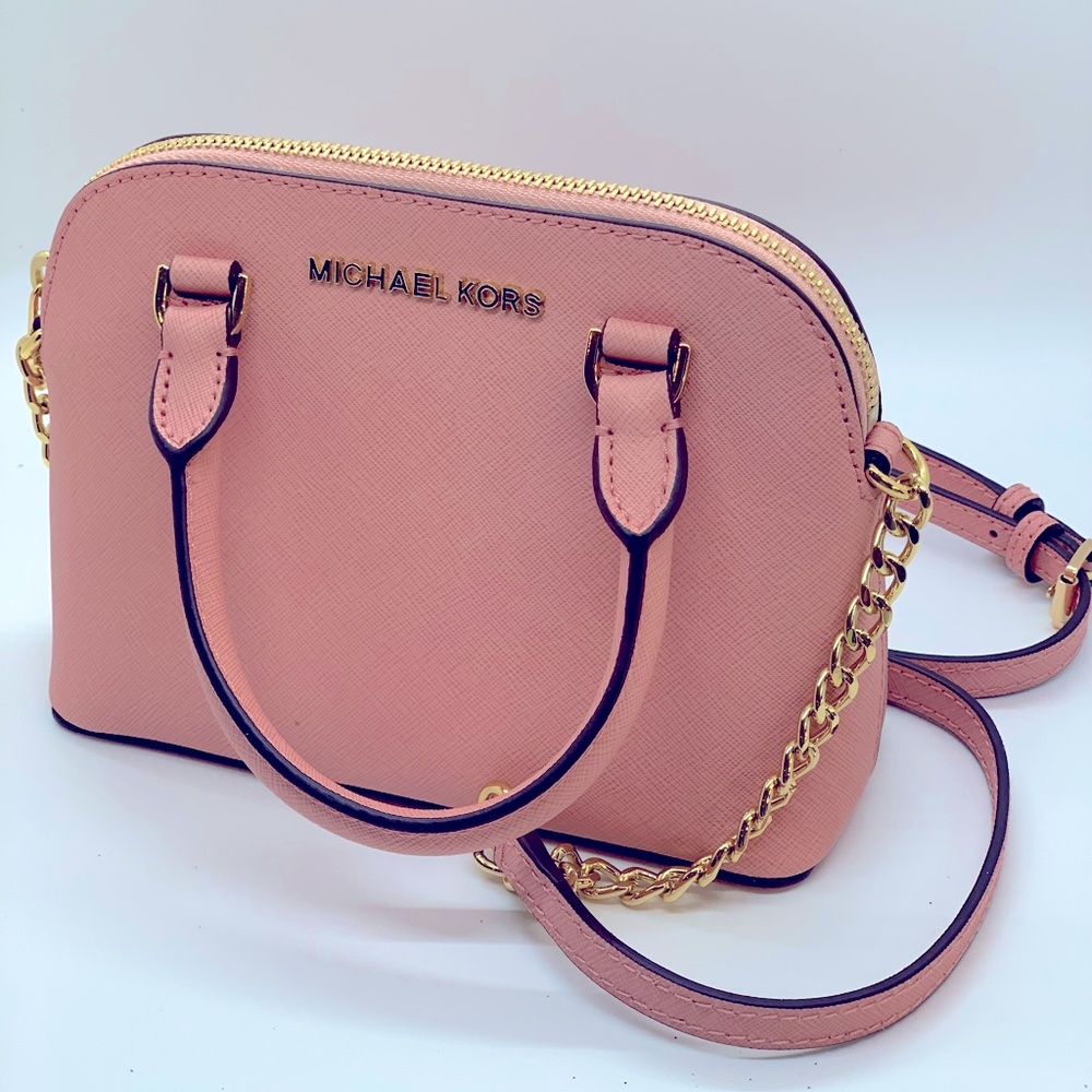 Michael Kors Pale Pink Crossbody/Mini Sachel